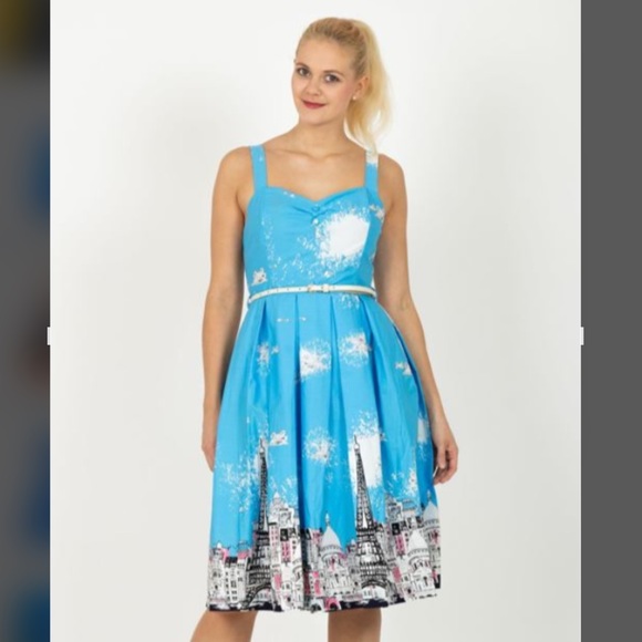 Lindy Bop Dresses & Skirts - Lindy Bop Bernice Paris Border dress Sz 6